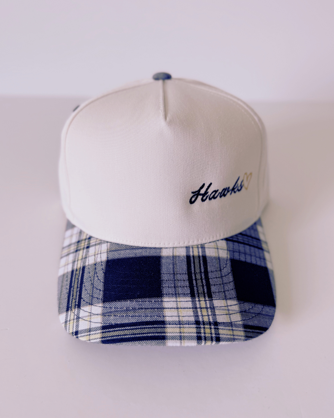 Plaid Hawks Adjustable Ball Cap