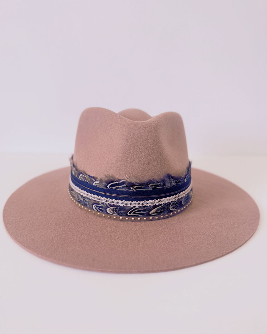 100% Wool Rancher Hat, Caramel Brown