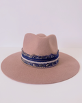 100% Wool Rancher Hat, Caramel Brown