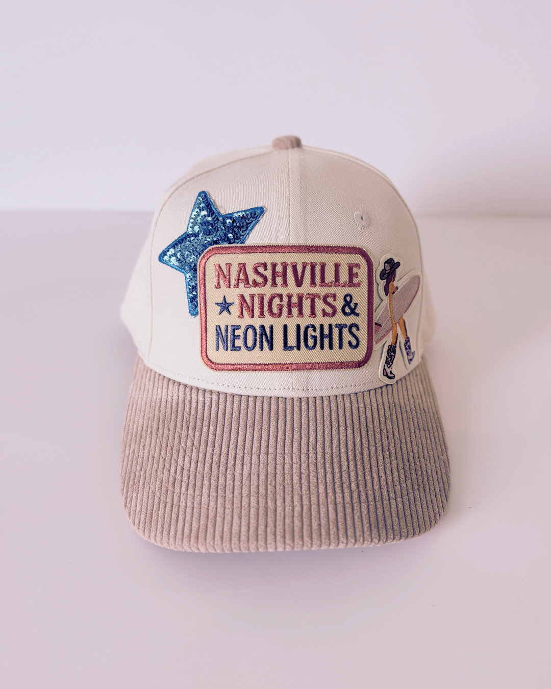 Nashville Nights Neon Lights Baseball Hat