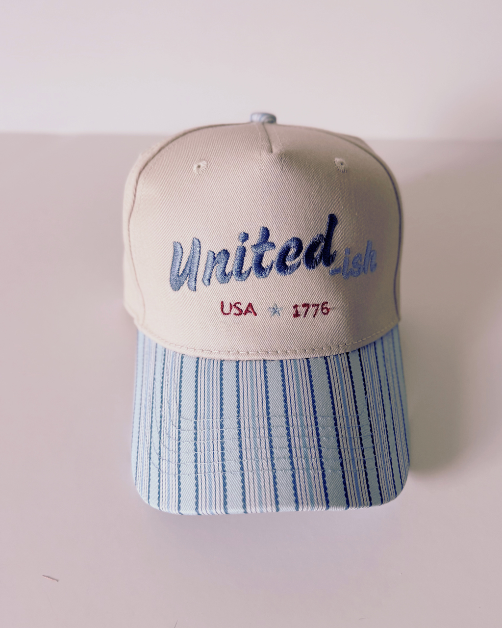 United-ish Fourth of July Baseball Hat, Patriotic Snapback
