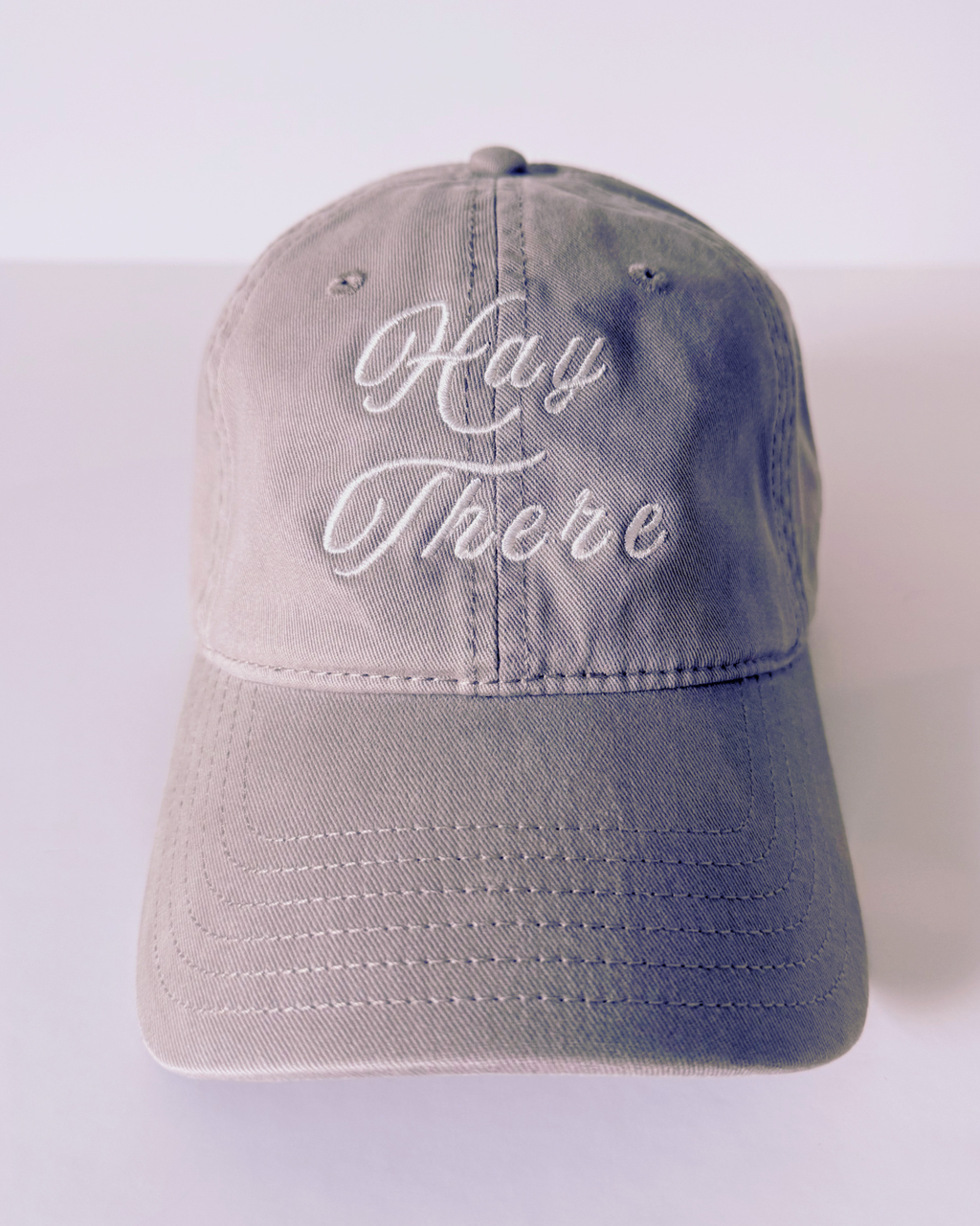 Hay There Classic Greige Ball Cap