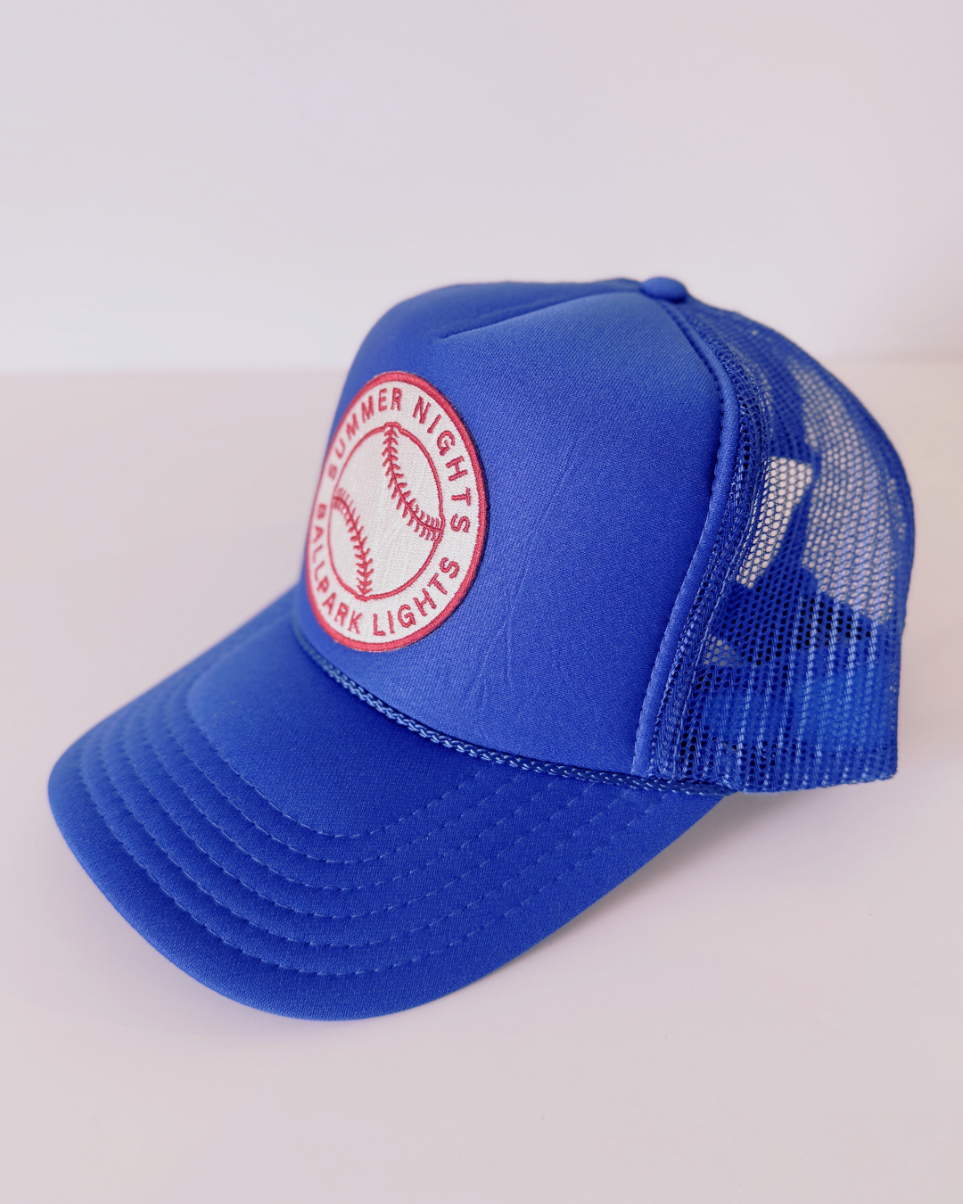 Summer Nights Ballpark Lights Trucker Hat