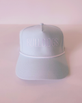 Bulldogs Baseball Hat, Light Blue and White Snapback