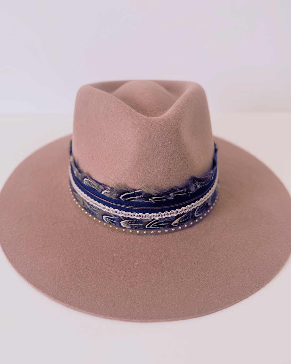 100% Wool Rancher Hat, Caramel Brown