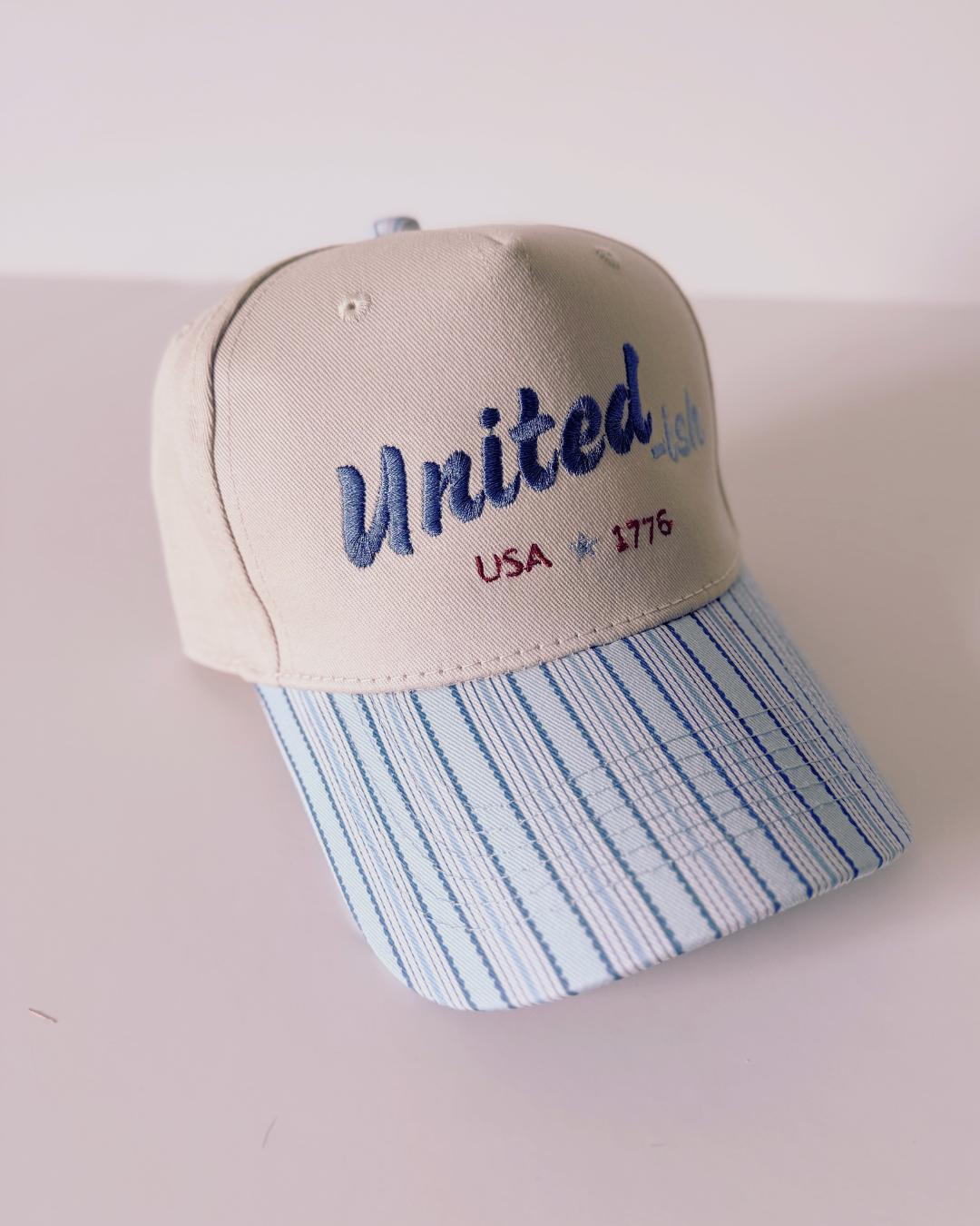 United-ish Fourth of July Baseball Hat, Patriotic Snapback