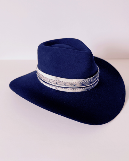 Black Western Hat 100% Wool
