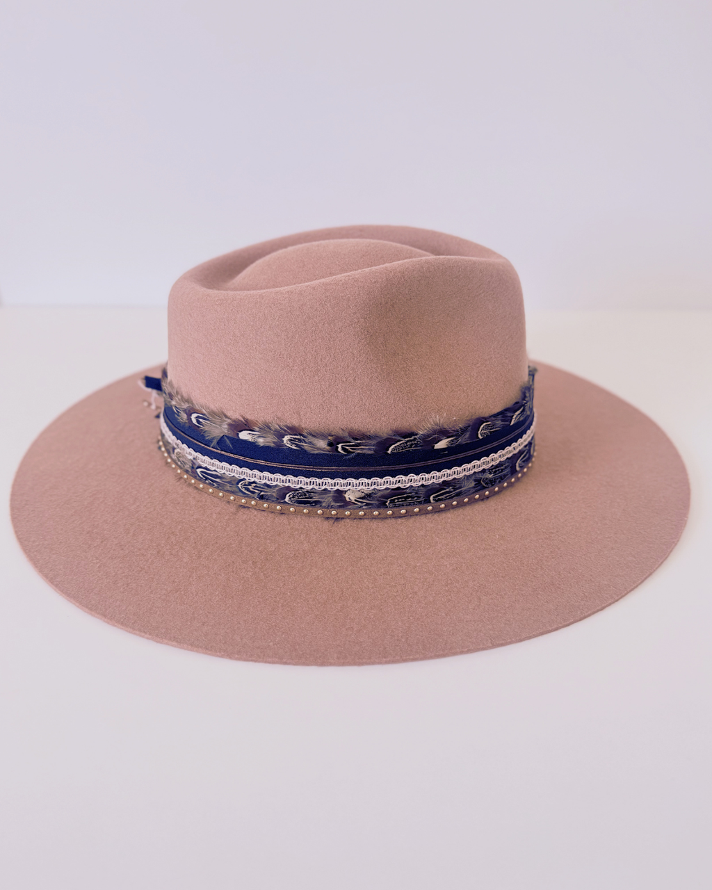 100% Wool Rancher Hat, Caramel Brown