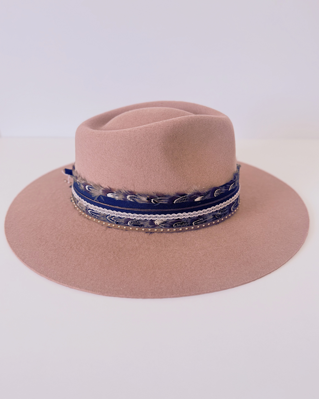 100% Wool Rancher Hat, Caramel Brown