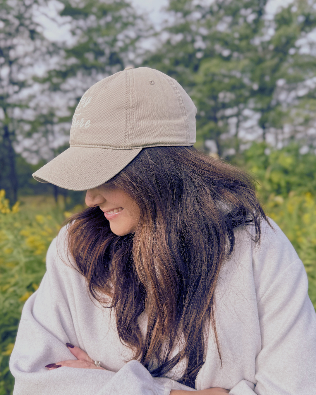 Hay There Classic Greige Ball Cap