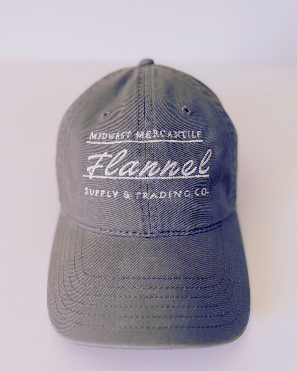 Flannel Supply Company Olive Green Classic Dad Hat