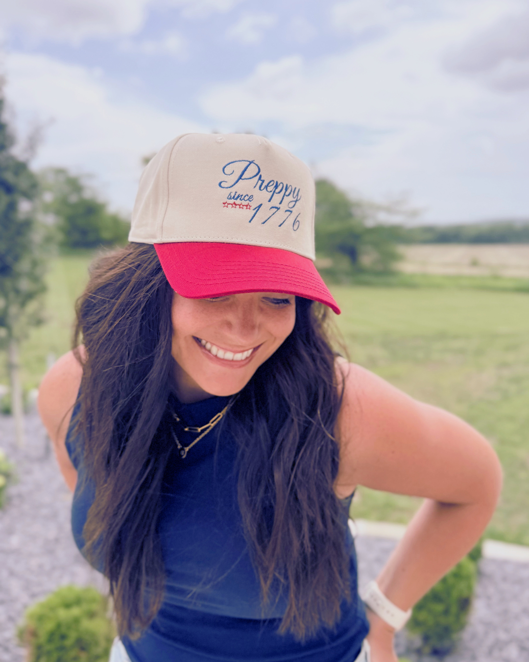 Preppy since 1776 Baseball Hat, 4th of July Snapback