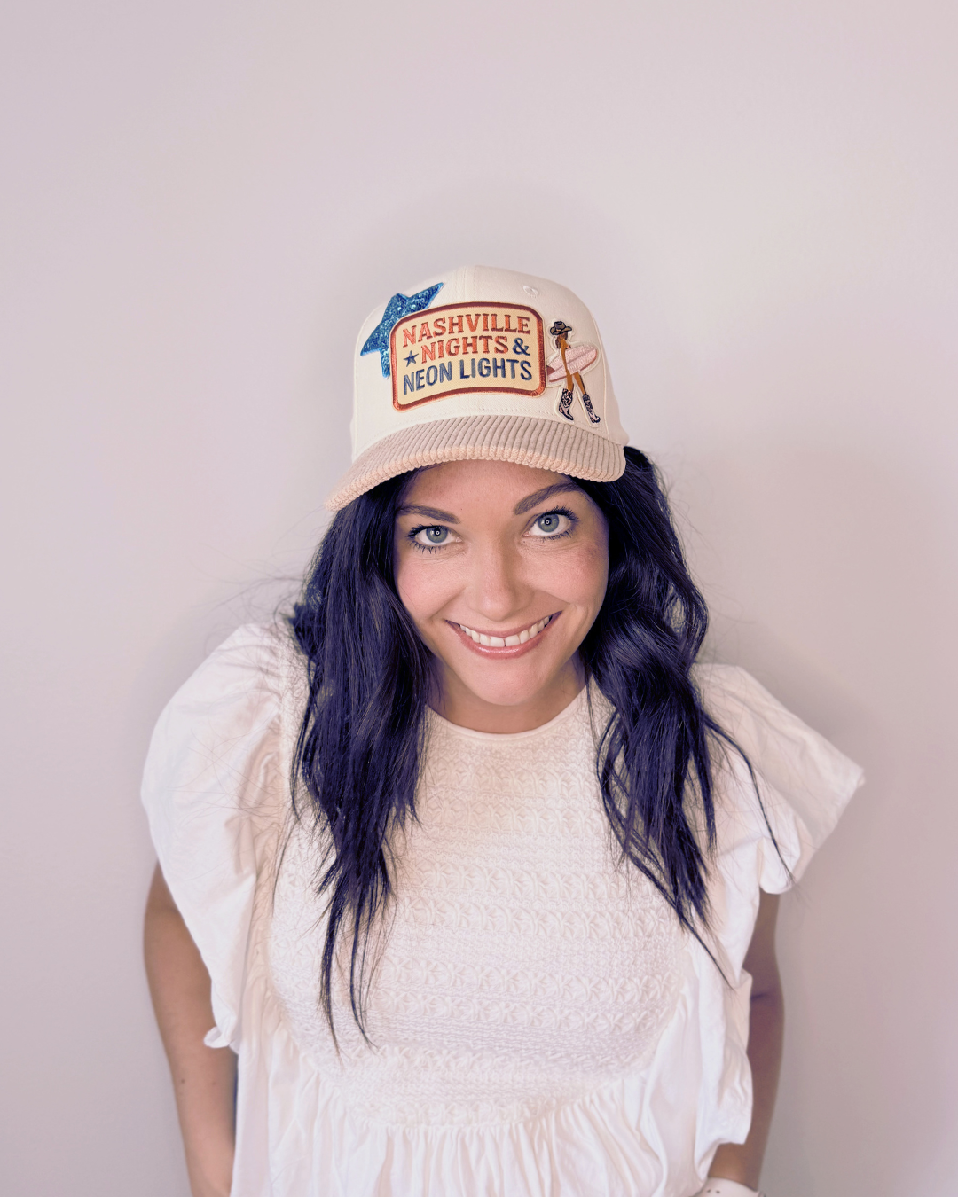 Nashville Nights Neon Lights Baseball Hat