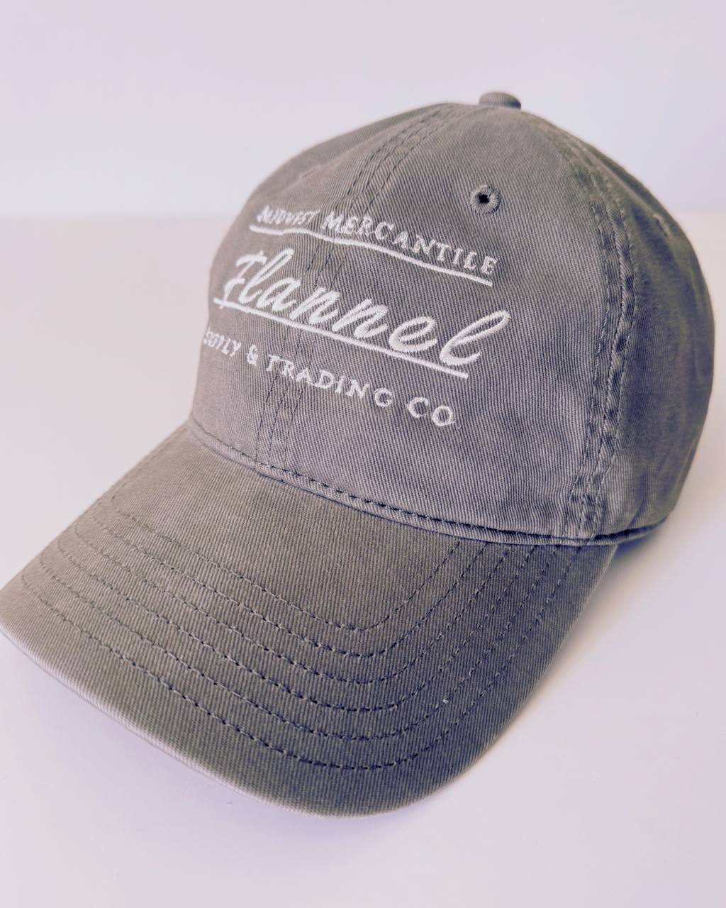 Flannel Supply Company Olive Green Classic Dad Hat