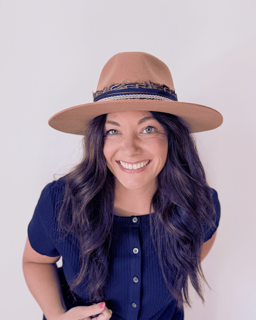 100% Wool Rancher Hat, Caramel Brown