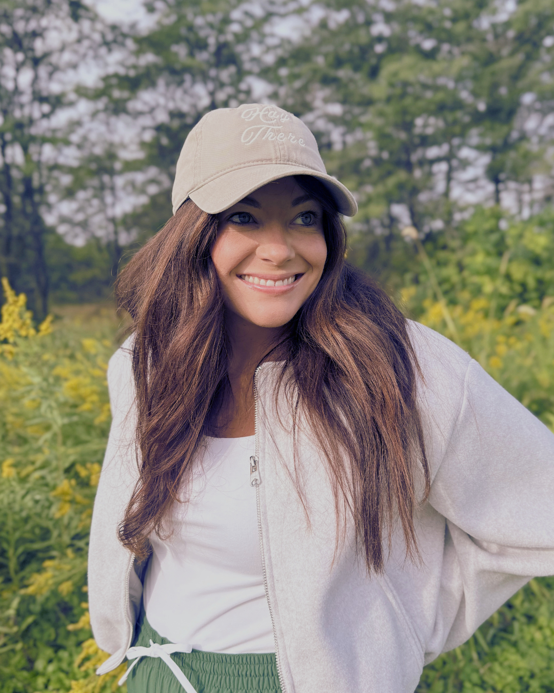 Hay There Classic Greige Ball Cap