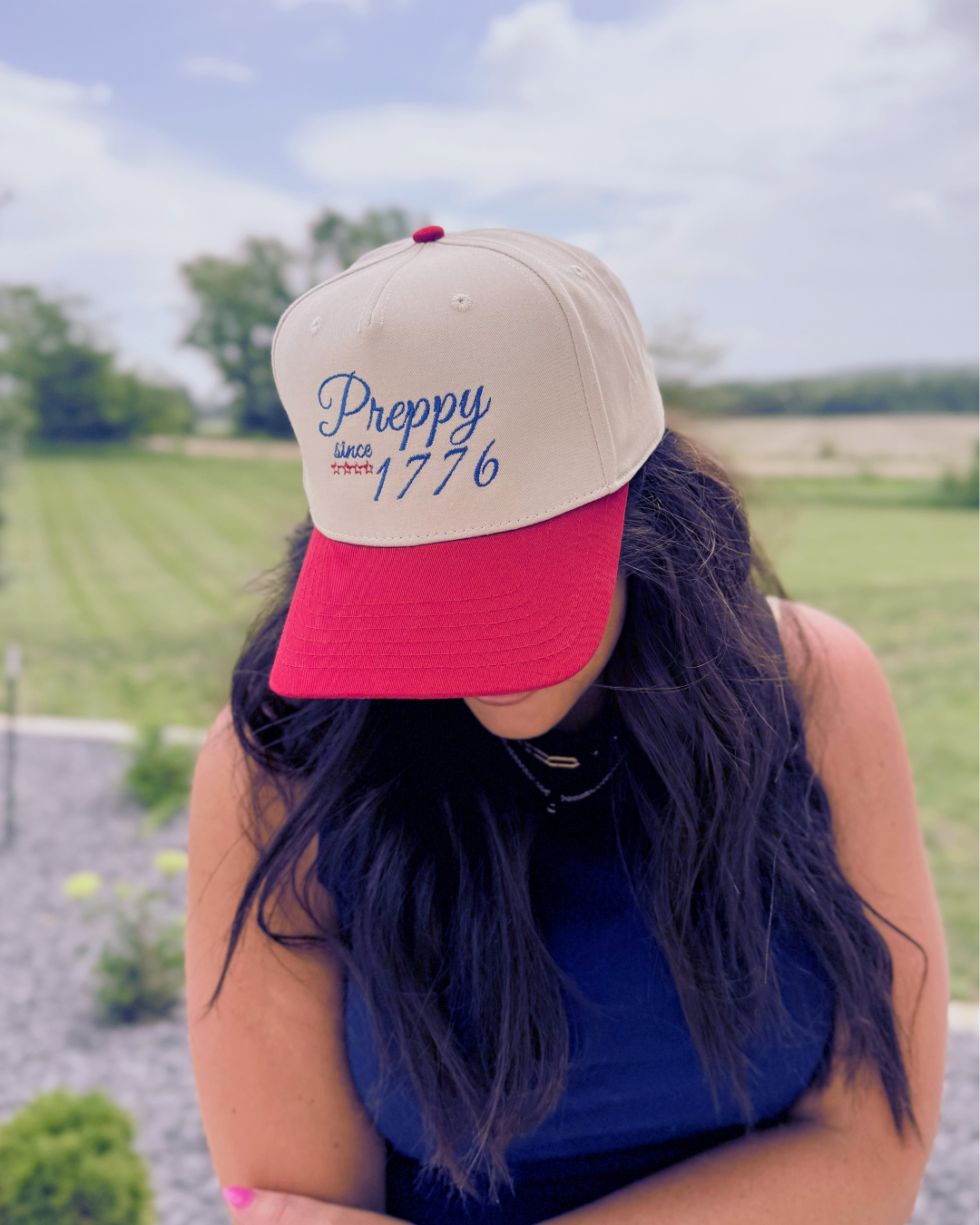 Preppy since 1776 Baseball Hat, 4th of July Snapback