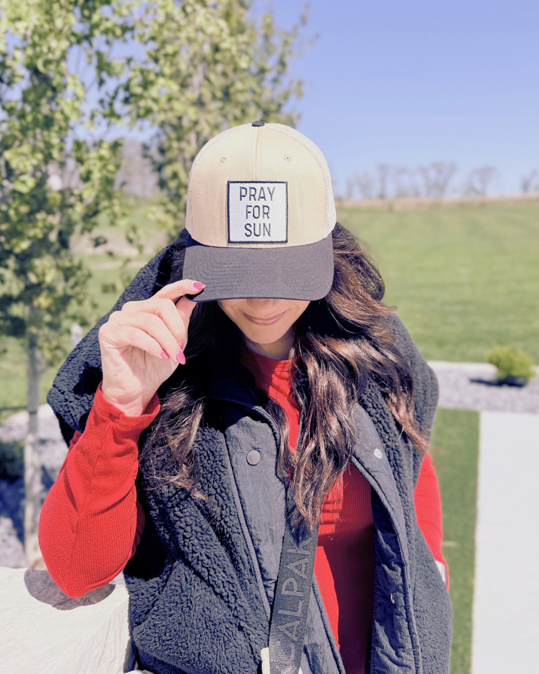 Pray For Sun Baseball Hat