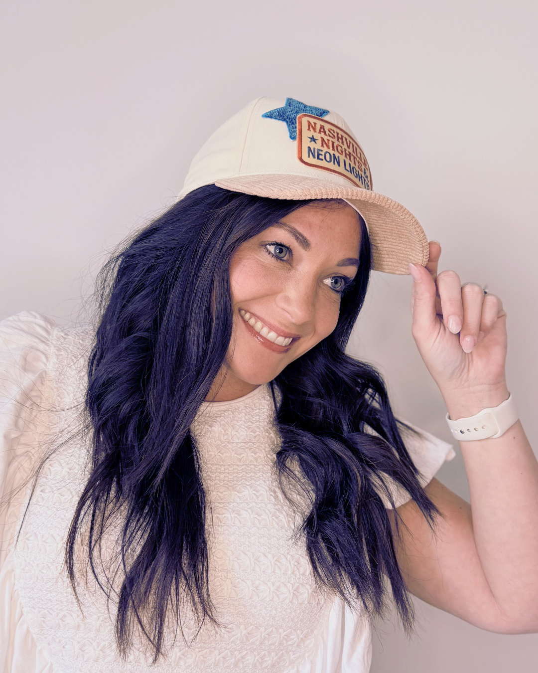 Nashville Nights Neon Lights Baseball Hat