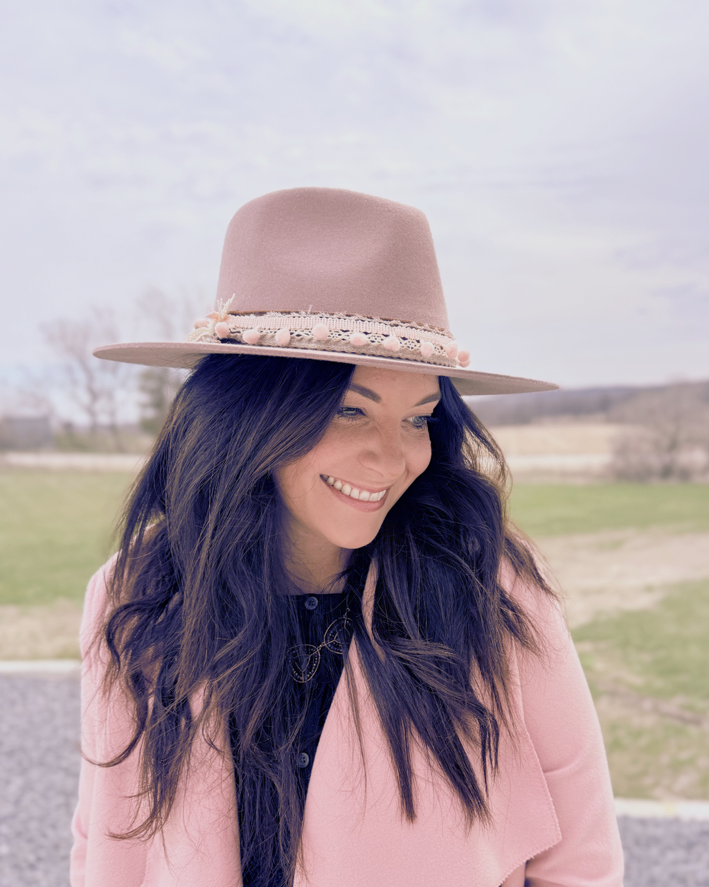 Fawn Brown Western Hat, 100% Wool, Leopard Burned Detailing