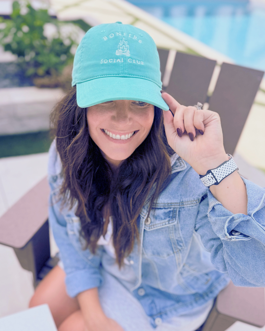 Bonfire Social Club Green Ball Cap