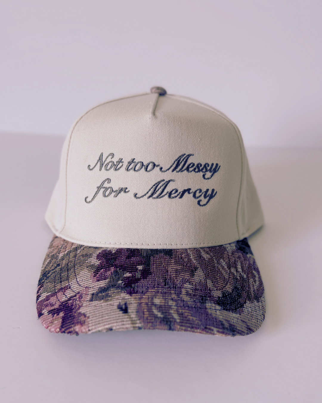 Not Too Messy For Mercy Baseball Hat