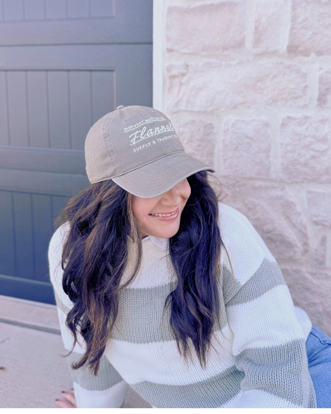 Flannel Supply Company Olive Green Classic Dad Hat