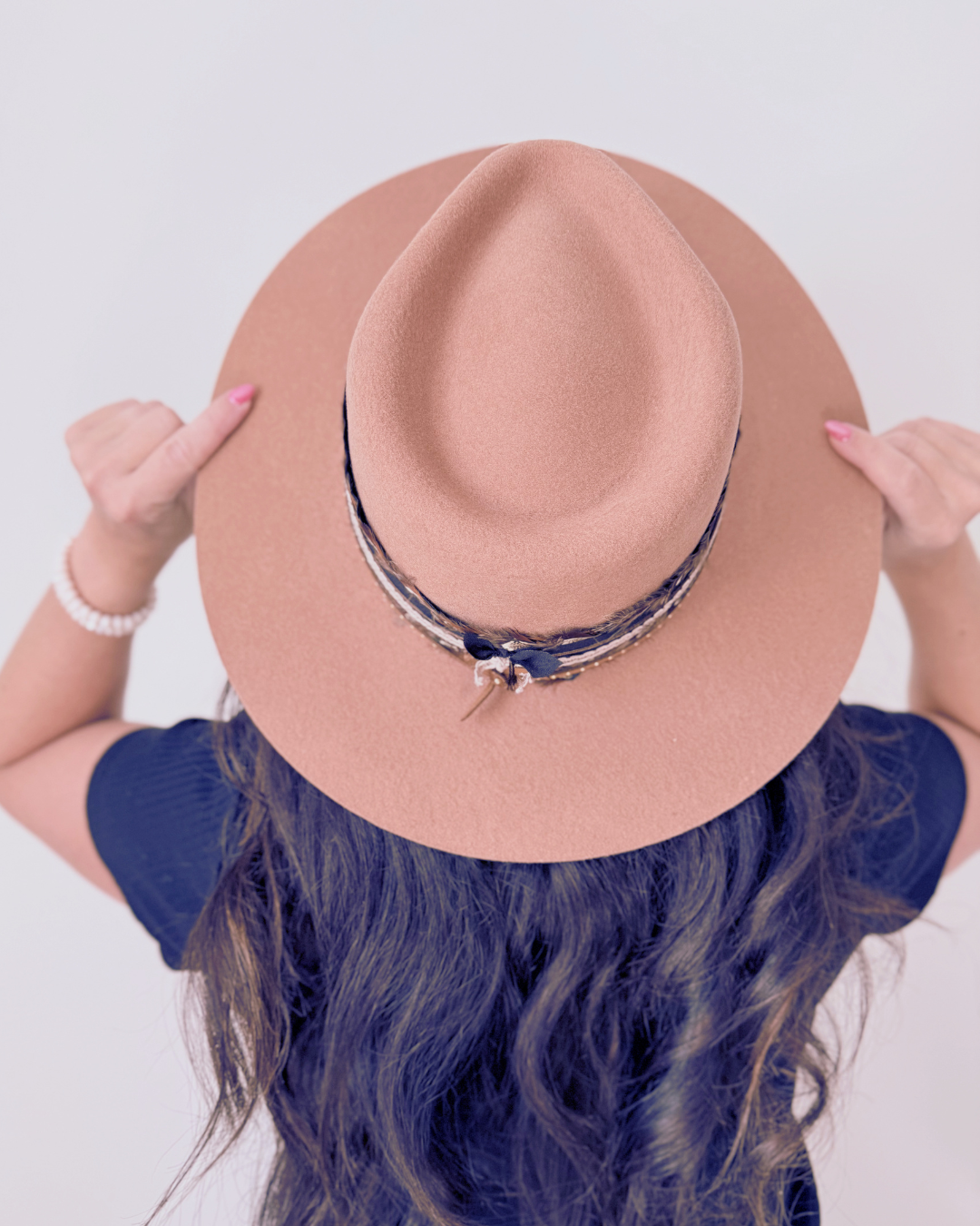 100% Wool Rancher Hat, Caramel Brown