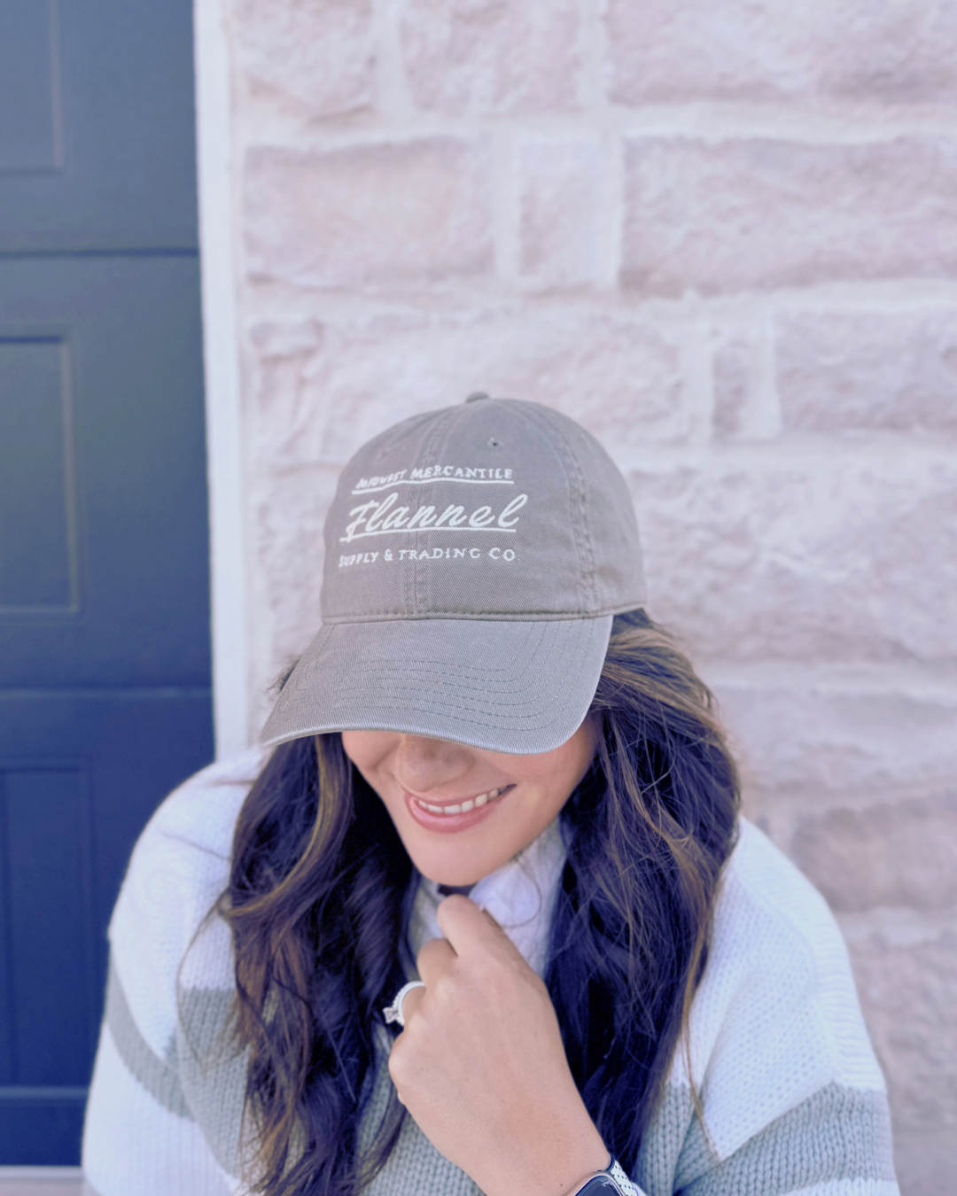Flannel Supply Company Olive Green Classic Dad Hat