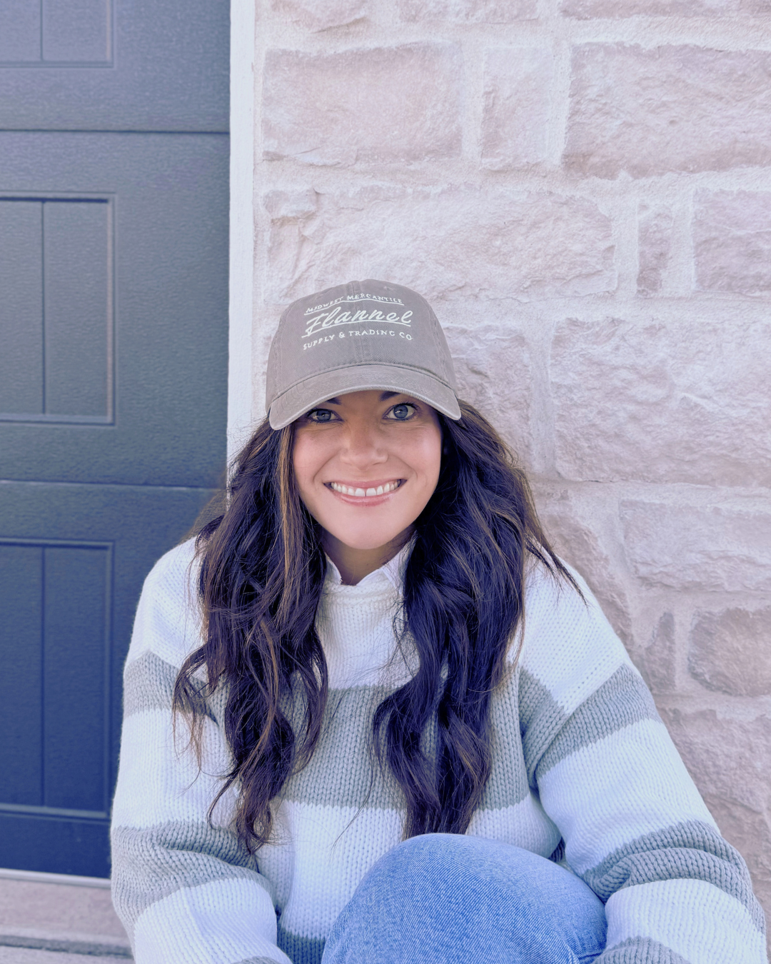 Flannel Supply Company Olive Green Classic Dad Hat