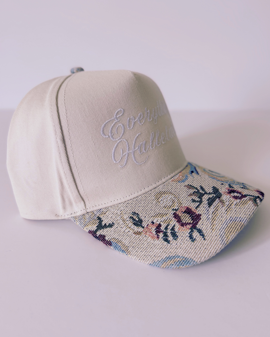 Everything Halleluiah Floral Baseball Hat