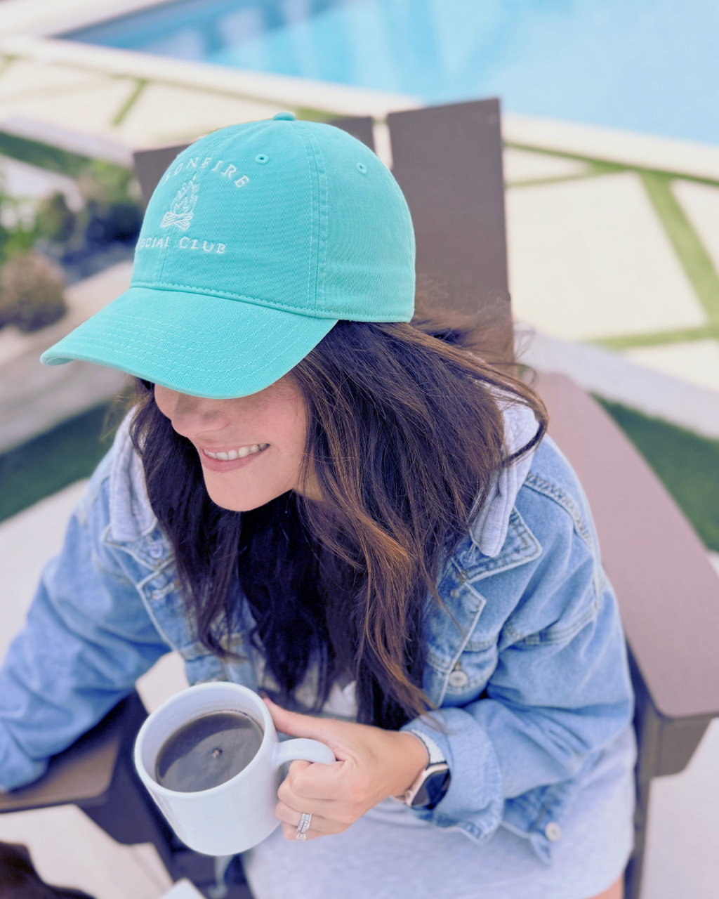 Bonfire Social Club Green Ball Cap